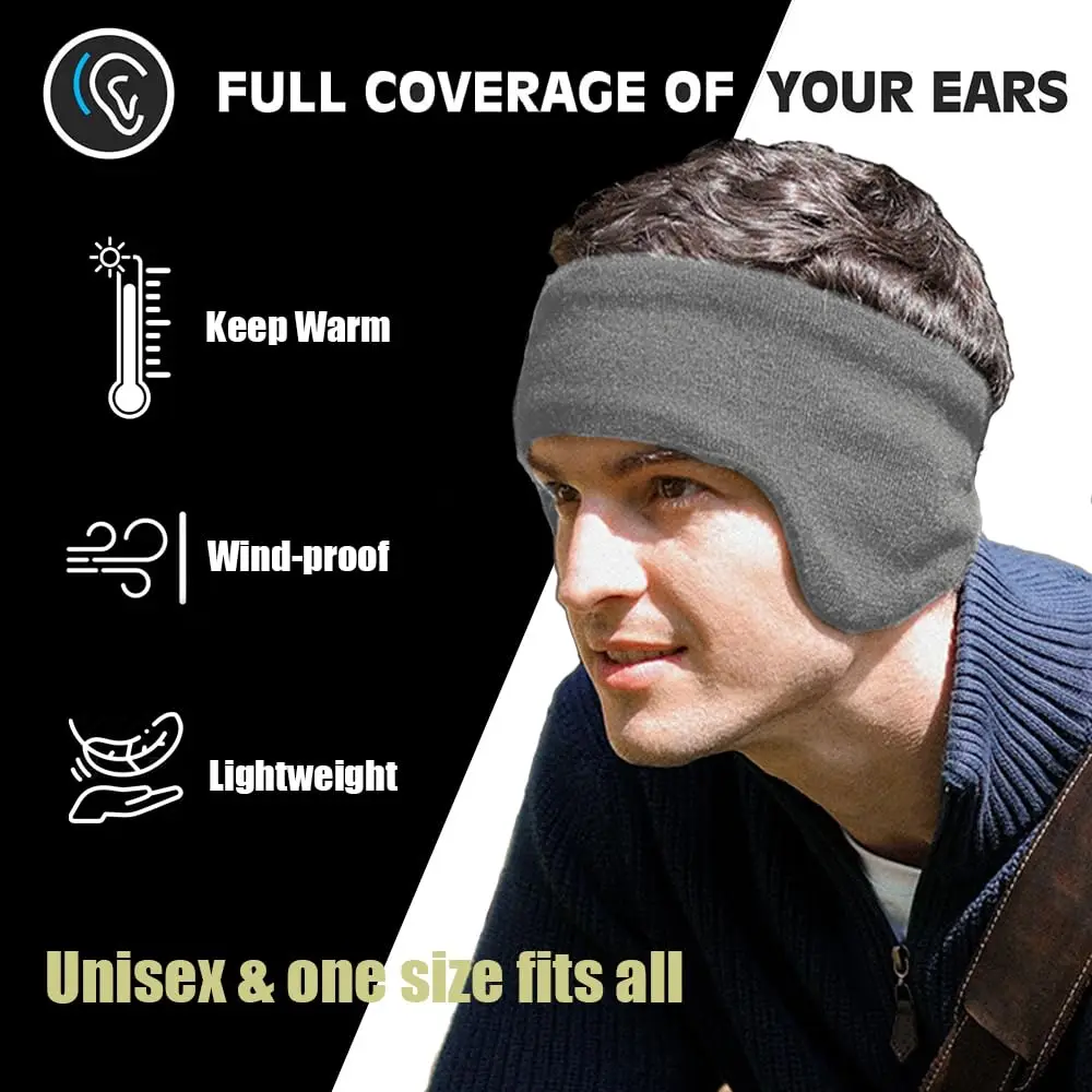 1 قطعة الصلبة لينة أفخم الأذن الدفء الشتاء غطاء للأذنين للنساء الرجال موضة في الهواء الطلق إيرفلاب حماية الأذن يفشل غطاء للأذن #3