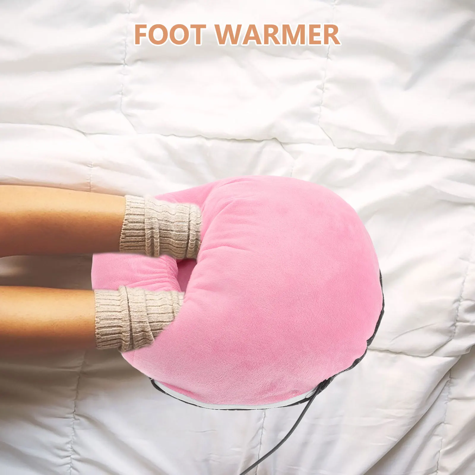 

1pc Usb Electric Home Office Winter Practical Warmer Heat Heating Usb Electric Heat Shoes Feet Warmer Practical Heating Shoes