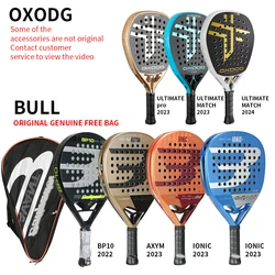 Bullpadel AXYM IONIC POWER 23 raquete de remo padel raquete de tênis de fibra de carbono 375g tênis OXDOG ULTIMATE MATCH homens e mulheres