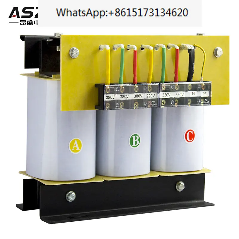 Three phase dry isolation transformer 380V to 220V200v to 415v208 servo SBK-5KVA10KW15K