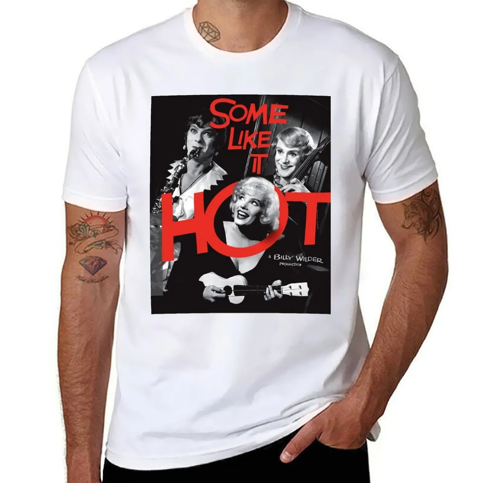 

Some like it hot T-Shirt t shirts for man cotton soft t shirt personalised t shirt man casual T-Shirt