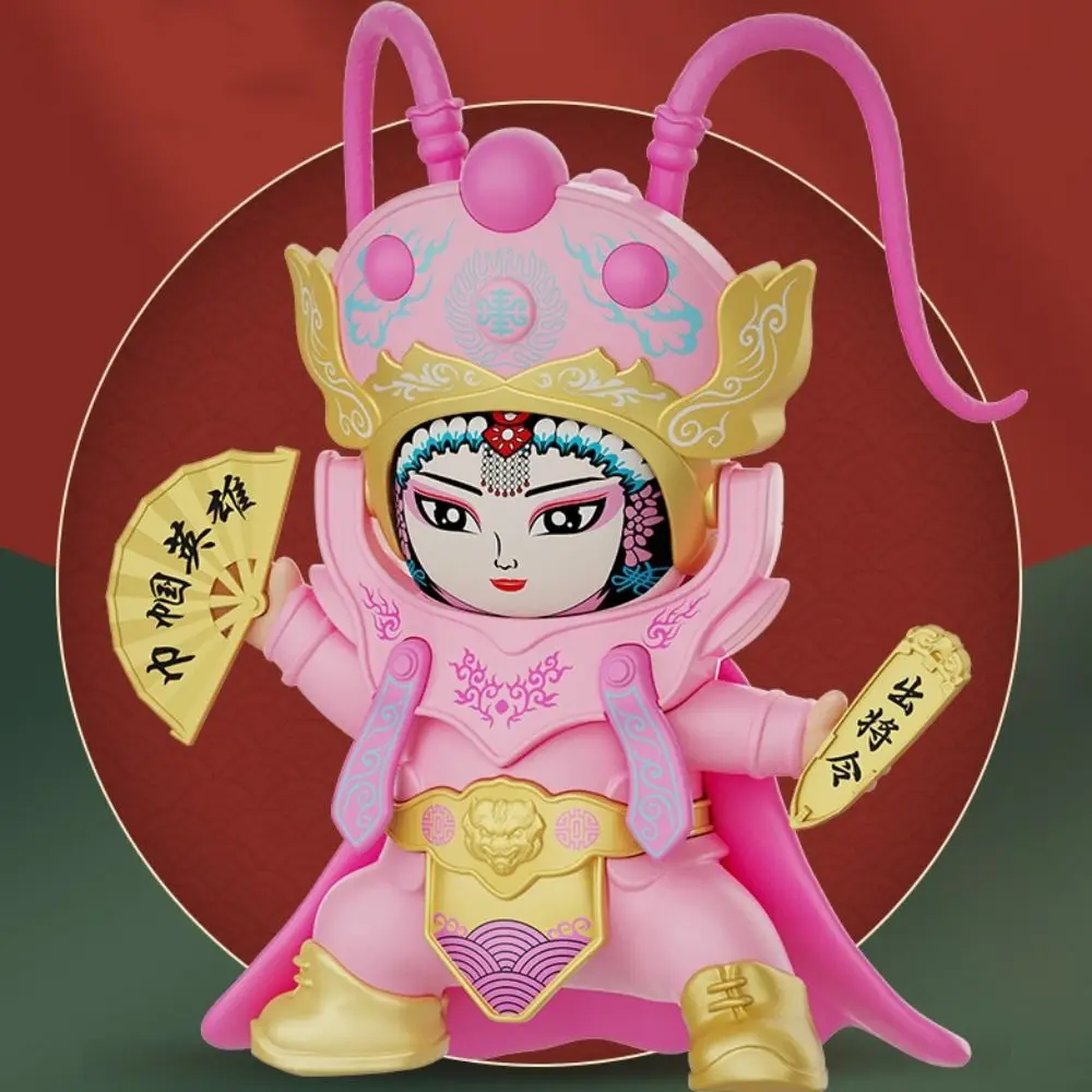 เสฉวน Opera Sichuan เปลี่ยนใบหน้าตุ๊กตาลักษณะจีน Cultural Heritage Face เปลี่ยนตุ๊กตาของเล่น 4 Facial Mini