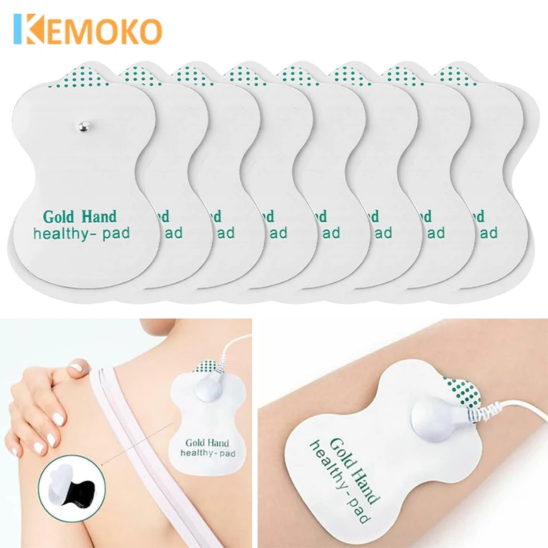 10/50PCS Electrode Pads Gel Tens Acupuncture Physiotherapy Machine Slimming Pulse Ems Muscle Stimulator Massager Sticker care