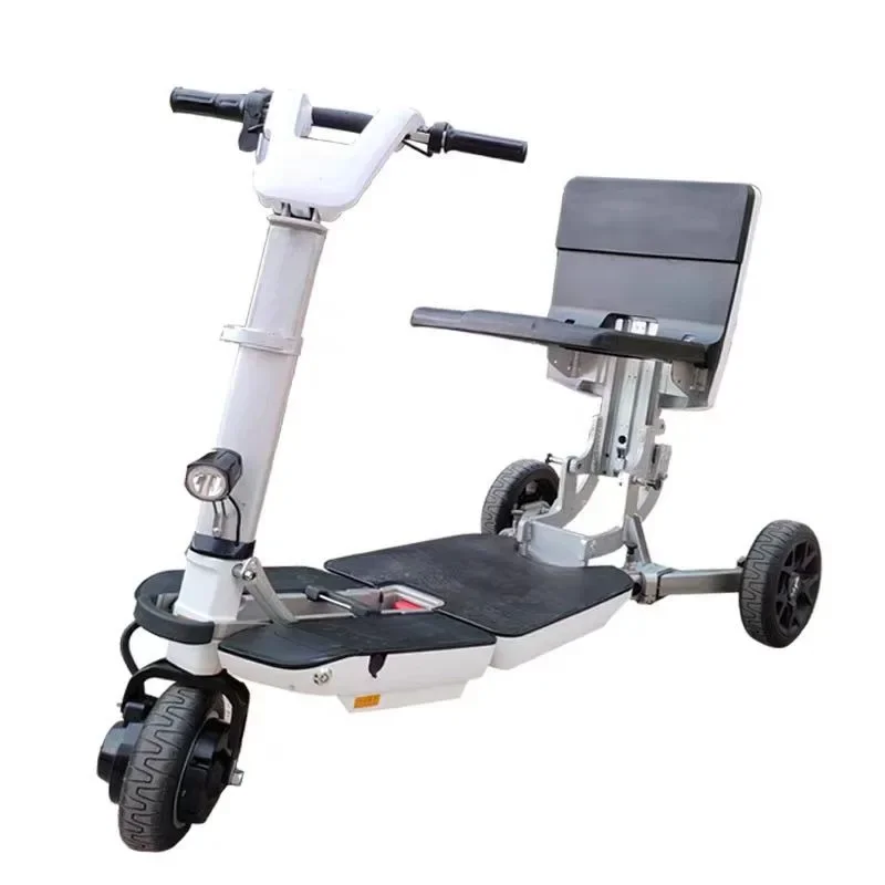 elderly scooter electric car foldable wheelchair for the elderly four-wheel battery car