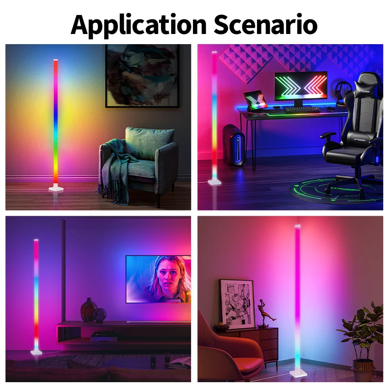 Lampu Lantai LED Pintar RGB ya - Decor Lighting Floor Lamps ulasan dan harga