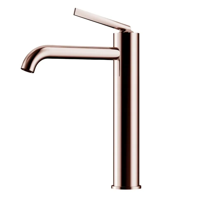 

wash basin faucet, all-copper gold table basin household faucet, raised body basin