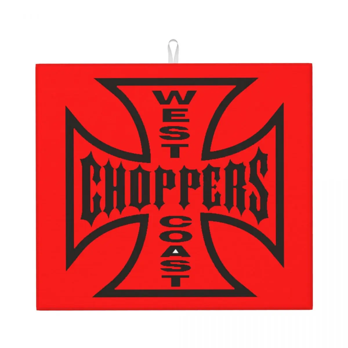 West Coast Iron Chopper Cross Dish Drying Pads Custom Absorbent Microfiber Quick Dry Drainer Mats