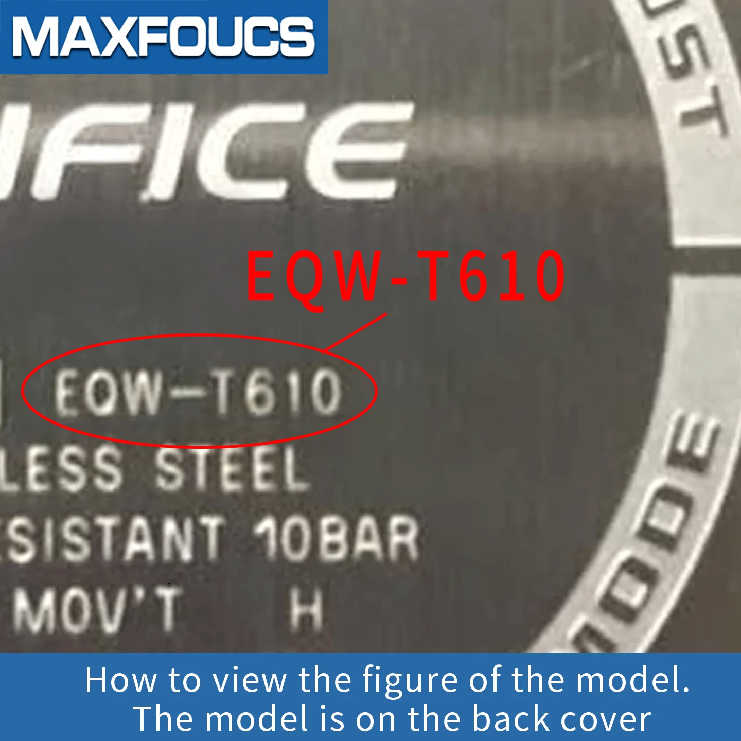 Mineralglas für Ca/sio EQW-A500 550 600 A1100 A1400 M710 M600D T610 T720 T1010 Uhrenkristalloberfläche Ersatzteile – Detail 1