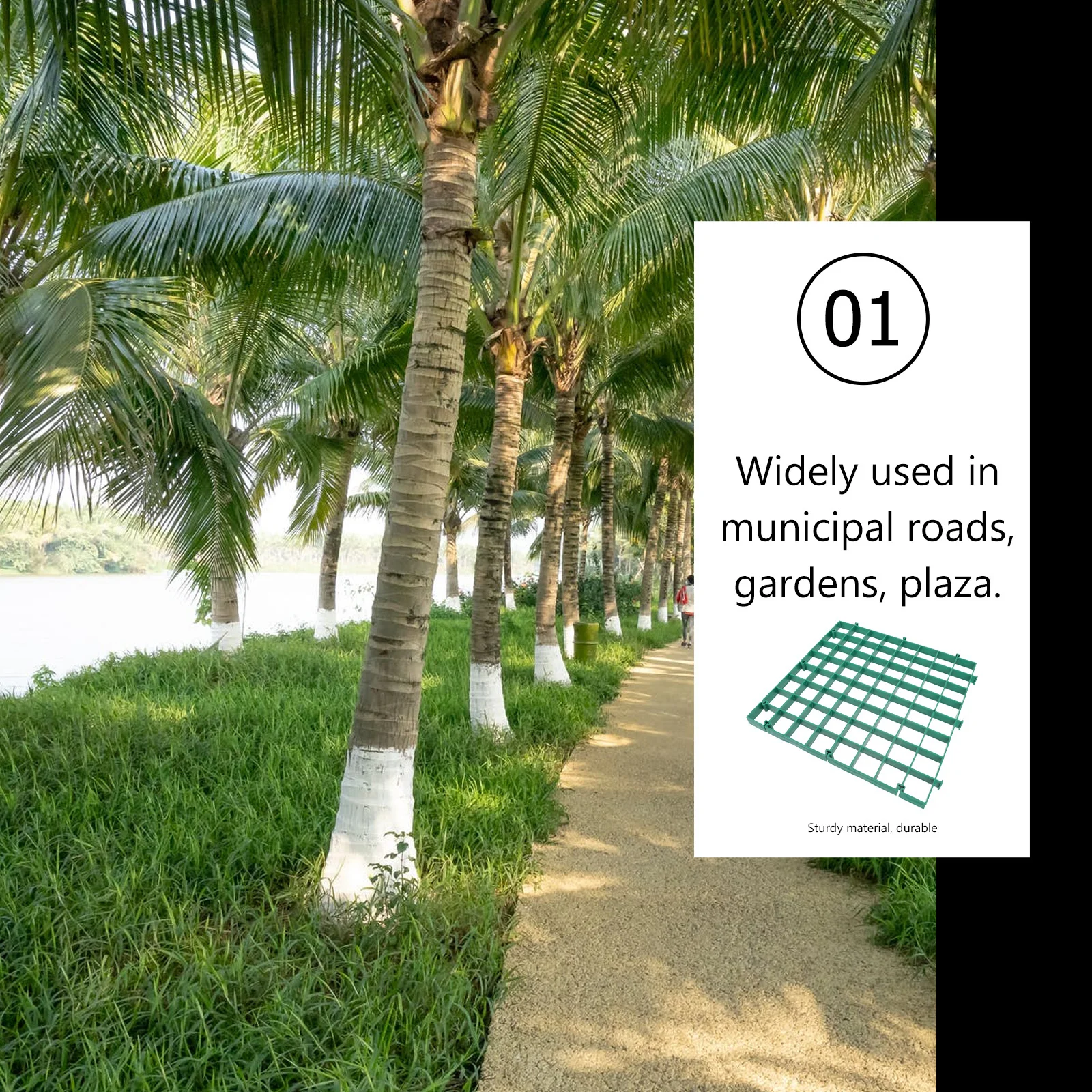 

Plastic Grating Garden Tree Grate For Municipal Roads Residential Area Commercial Plaza Diy Interlocking Tree Pool Grating Water