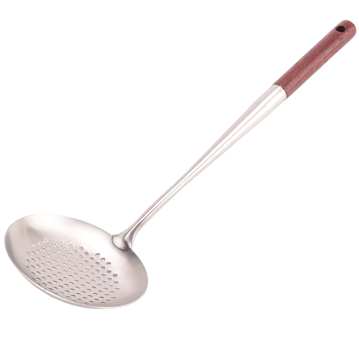 Wok Spatula and Ladle,Skimmer Ladle Tool Set, 17Inches Spatula for Wok, 304 Stainless Steel Wok Spatula