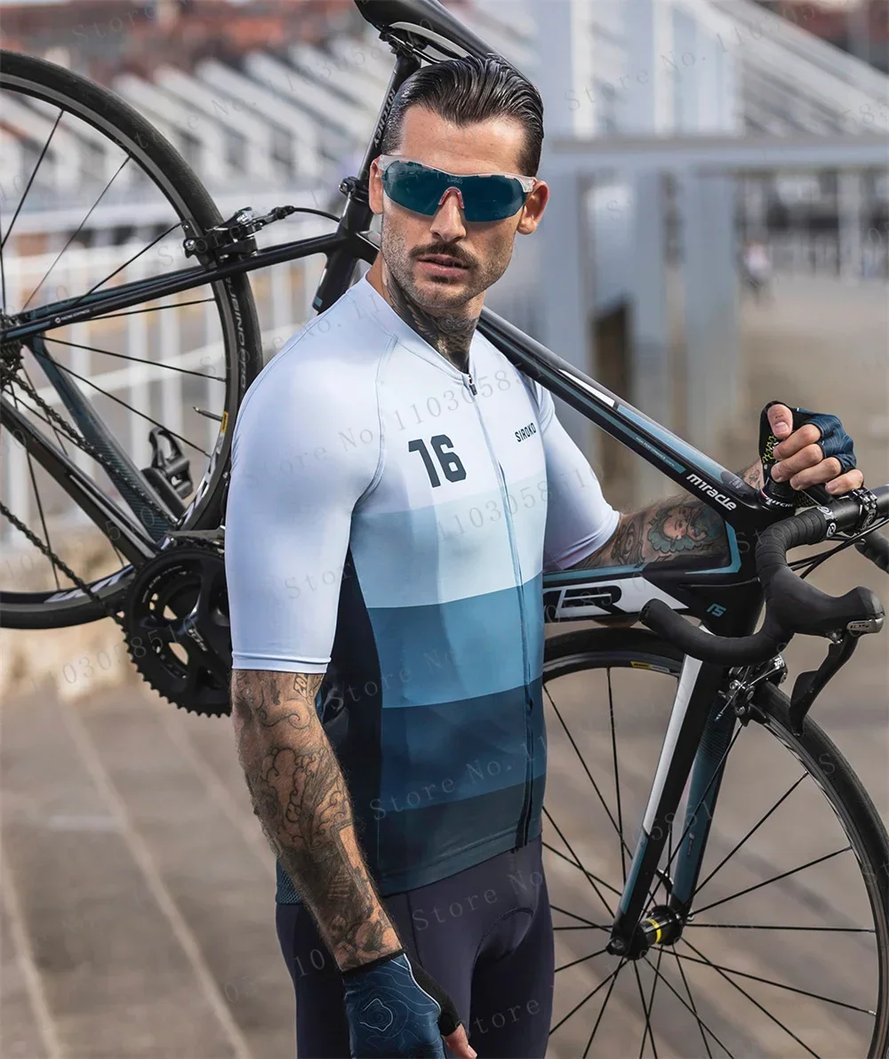 

SIROKO New Cycling jersey Sets Bike Men's Cycling Clothing Summer Short Sleeve MTB Bicycle Bike Clothes Ropa Ciclismo Hombre new
