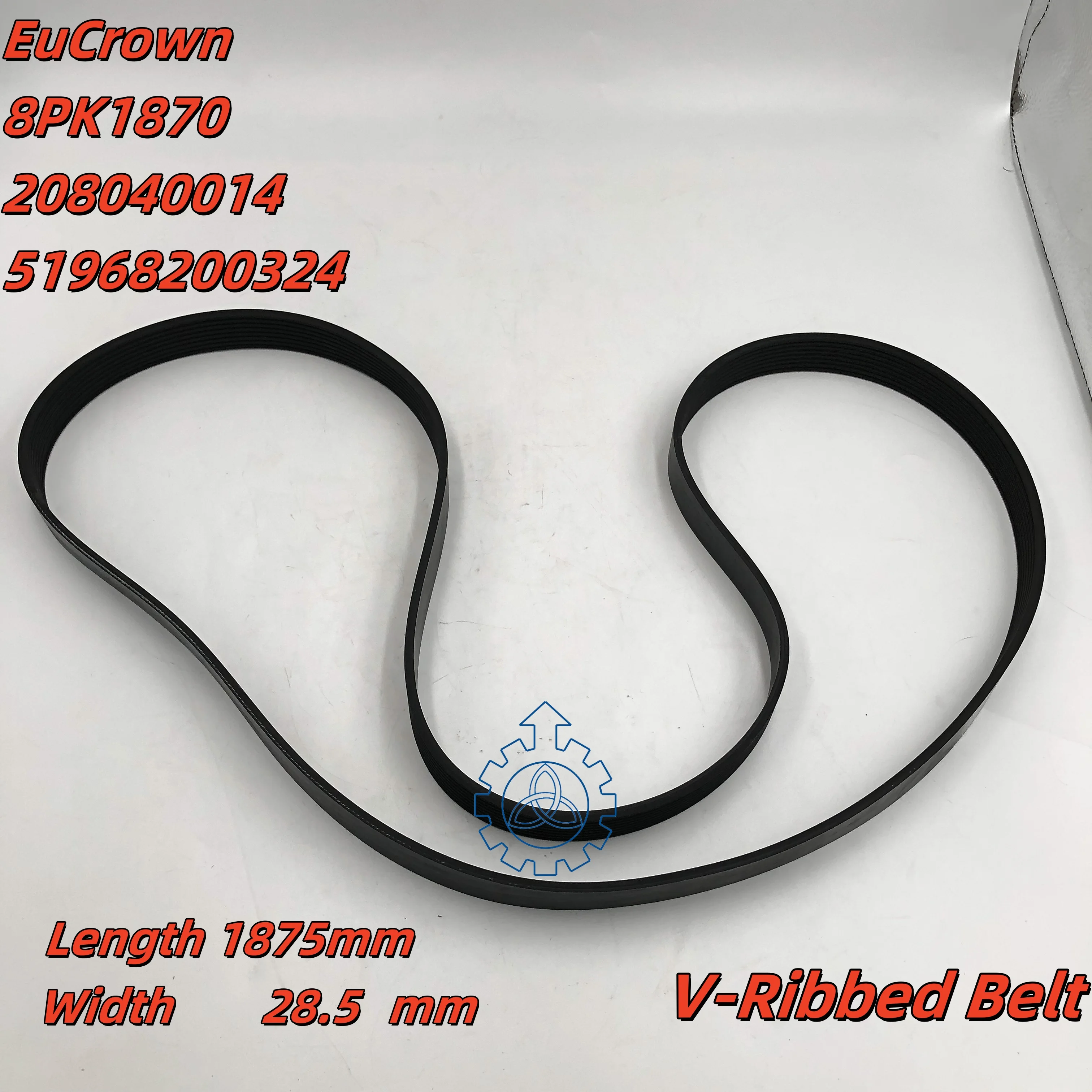 

V-Ribbed 8PK1875 Belt truck for Volv truck engine belts Length 1875mm Width 28mm 208040014 51968200324