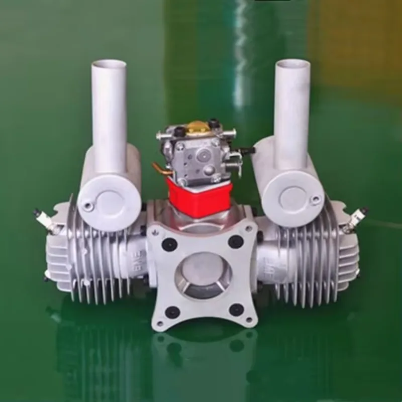 Mesin EME 120CC Twin Cylinder Two Stroke untuk Model Pesawat RC