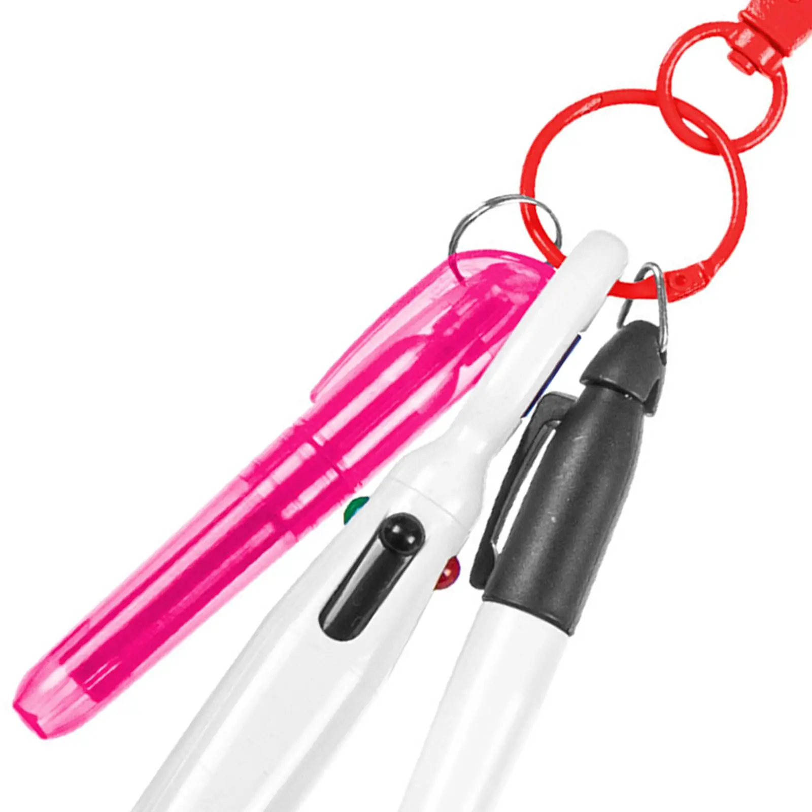 Multipurpose Shuttle Pen com Carabiner Clip, Enfermeiros Day Gift, 2 pcs