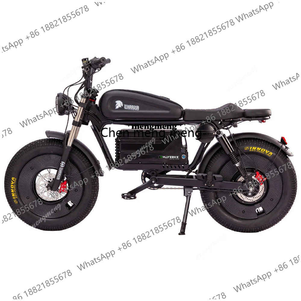 Fashion White Himoto E Bike 3000W 60V 45Ah Lithium Battery Adjustable Suspension Front Fork City Commuting Fat Tire Electri