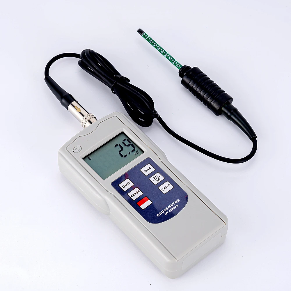 Digital Gauss Meter MT-200DAH 1-400HZ High Precision Tesla Meter 0~2000mT DC AC Magnetic Field Strength Measuring Instrument