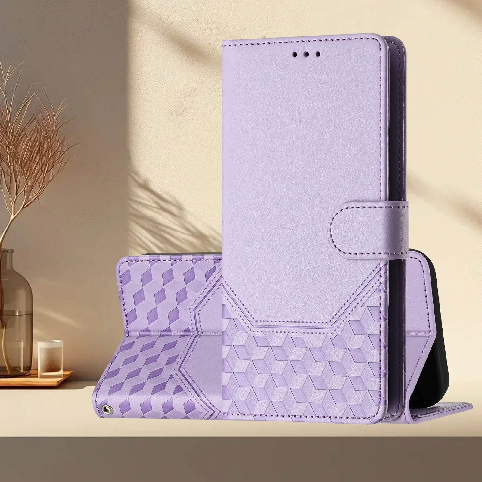 

3D Leather Phone Wallet Case Book Stand For Vivo V29 V27e V21e Y02 Y03 Y28 Y38 Y36 Y76 5G Y35 Y22 Y31 Y21 Card Slot Flip Cover