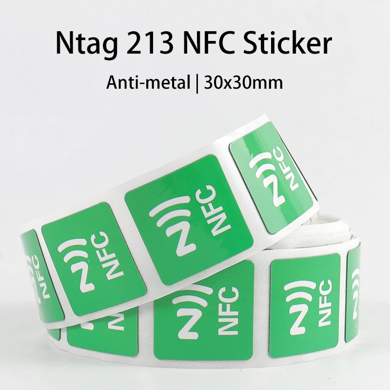 20pcs NFC NTAG213 RFID Tag NFC 213 Metal Resistant Sticker 144 Bytes Memory Programmable NFC Tag