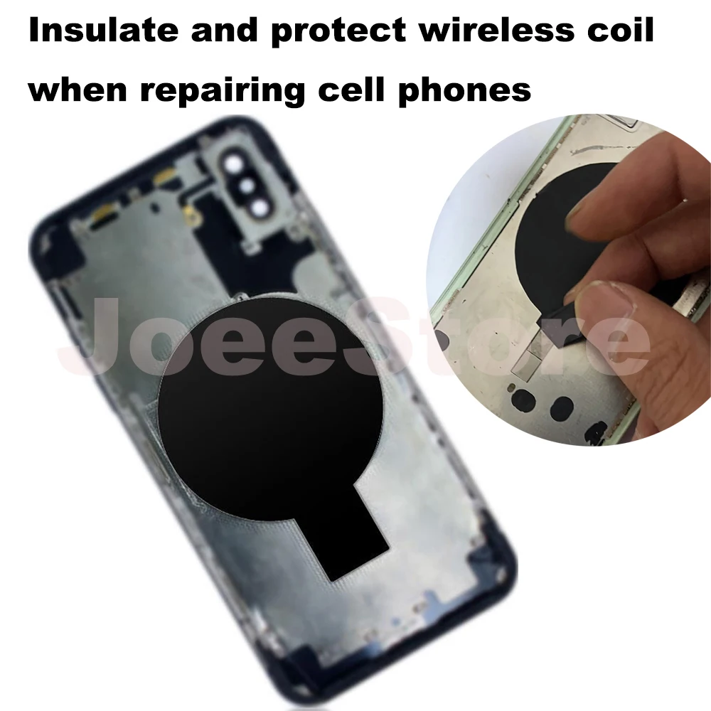 10pcs Wireless Charging Protection Sticker For iPhone 14 13 12 11 XS Pro MAX Mini X 8 Plus Wireless Coil Insulation Adhesive