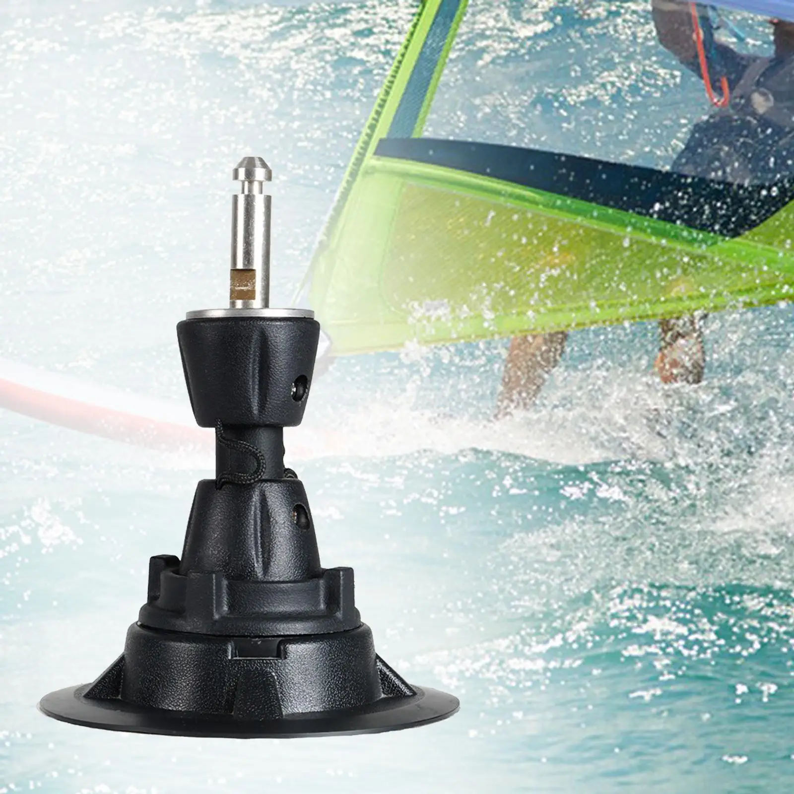 Tendon Joint Baseplate,Windsurfing Mast Base Easy Installation Adjustable Tendon Mast Based 360 Degree Rotatable for Outdoor