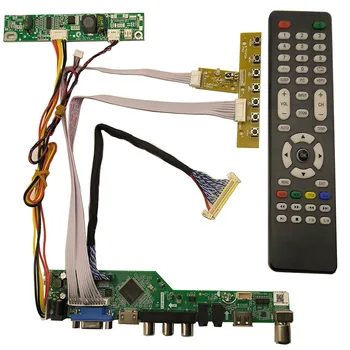 New TV controller board kit LTM200KT10 LTM200KT12 LTM200KT13 TV+HDMI+VGA+AV+USB LCD LED screen controller board