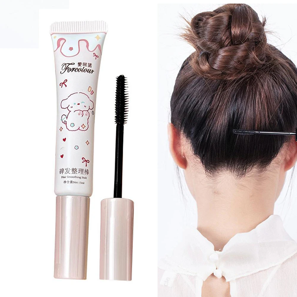 Hair Finishing Stick Flyaway Hair Tamer Stick, Refreshing Not Greasy Shaping Gel for Bangs, Edges, Frizz and Baby Hairs Control