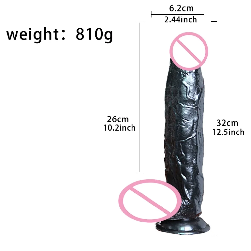 Enorme dildo realistico in silicone da 11 pollici con ventosa Punto G che stimola il giocattolo del sesso del fallo grande per le donne