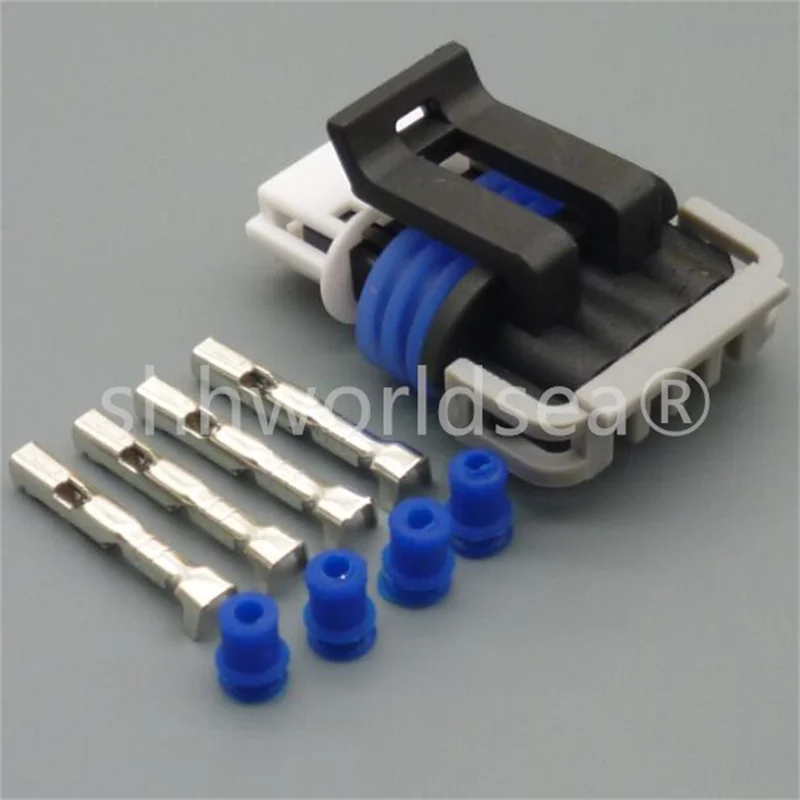 

Shhworldsea 4/10/50/100 комплектов 4-контактный 1,5 мм автомобильный разъем датчика кислорода автомобильный водонепроницаемый электрический разъем автомобильный разъем