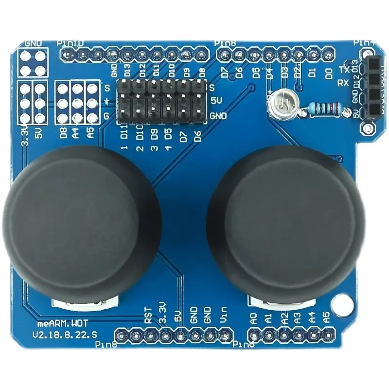 Electronic Building Blocks Dual-Channel PS2 Game Joystick Button Module JoyStick