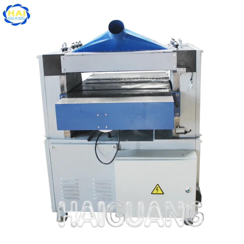 Professional Industrial Heavy-duty Automatic Double Side Woodworking Thickness Planer Machine Tools with 3 Motors