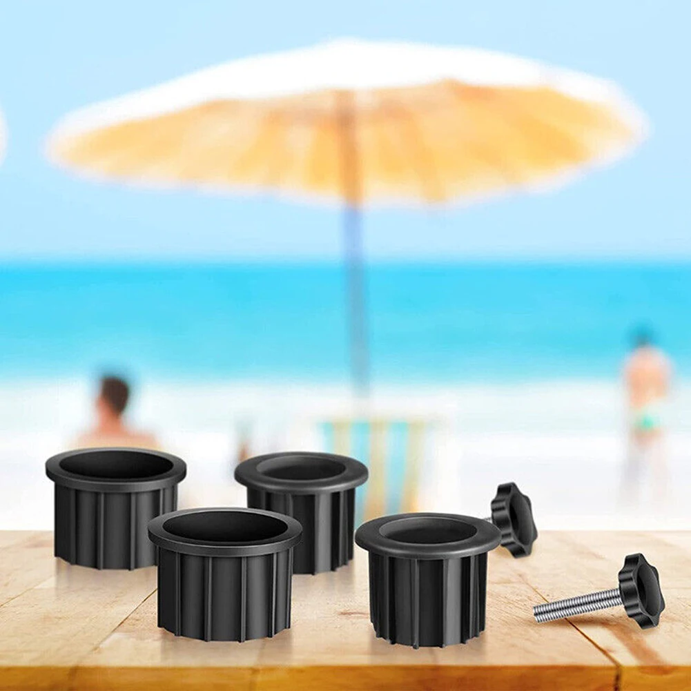 Umbrella Base Stand Hole Ring Plug Cover Cap Patio Parasol Replacement Part Umbrella Stand Cover Cap Screw Knob Beaches Backyard