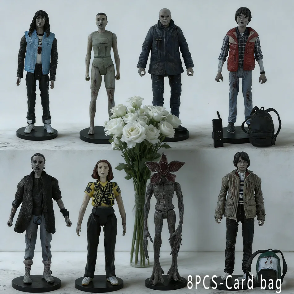 ฟิกเกอร์ต้นไม้กินเนื้อของสตีฟจากซีรีส์ Stranger Things ของตกแต่งโต๊ะทำงาน ของประดับตกแต่ง ของขวัญคริสต์มาส