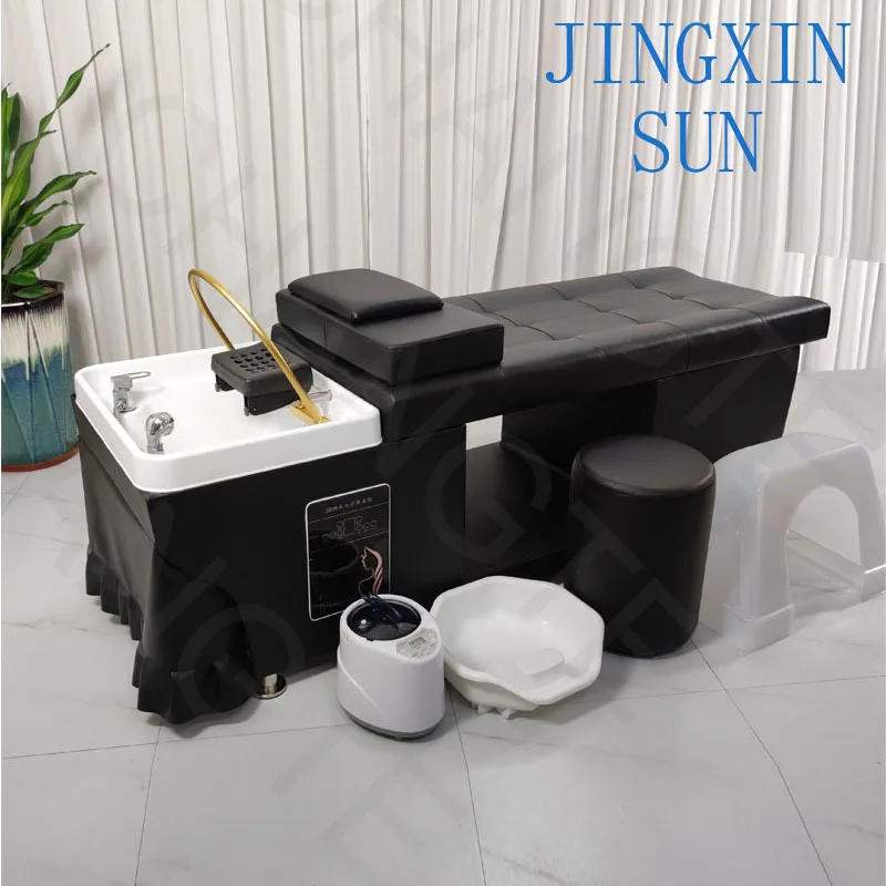 Custom Color Salon Beauty Bed Shampoo Massage Bed with Steam SPA Head Spa Massage Shampoo Bed