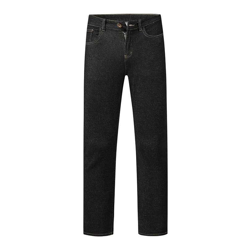 

DLLG5136 New solid colour high street loose straight leg men's simple and versatile casual tapered jeans