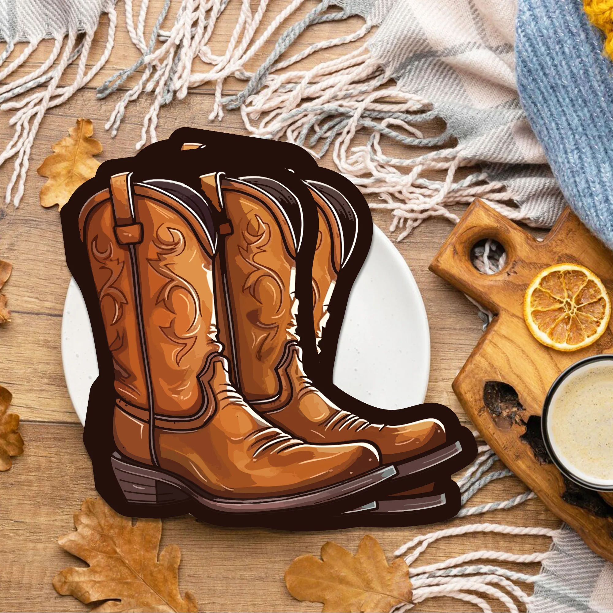 20 pçs/saco ocidental cowgirl  - Western Cowgirl Boot avaliação e preço