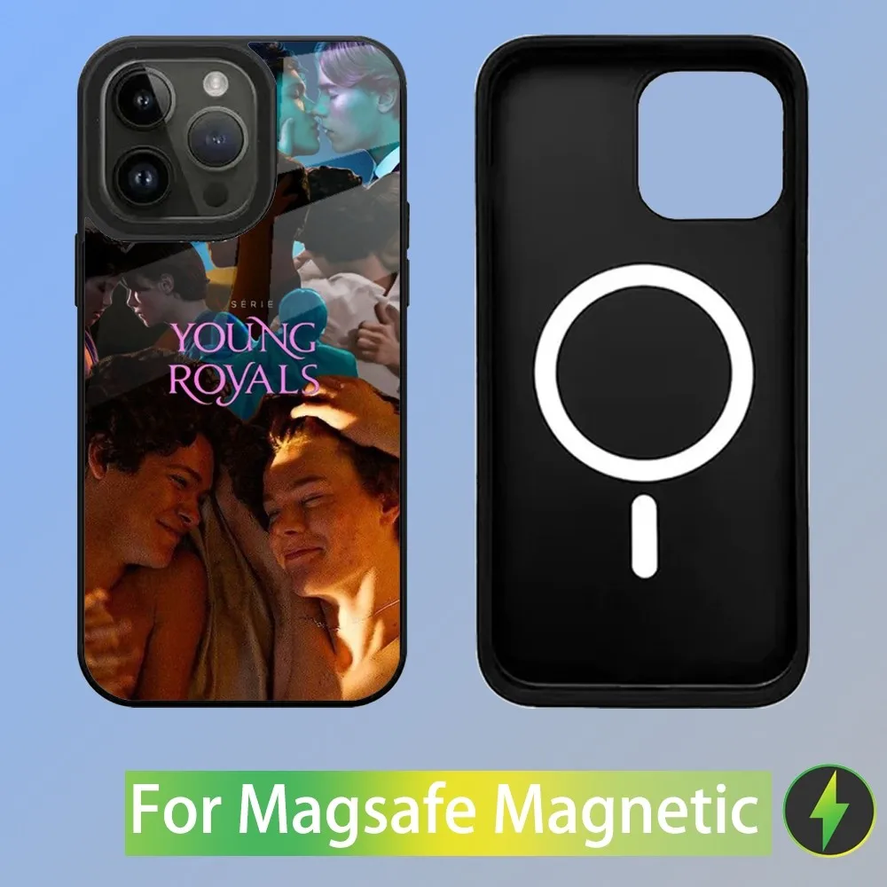 Young R-Royals TV Series Phone Case For iPhone 15,14,13,12,11,Plus,Pro,Max Mini Magsafe Magnetic Wireless Charging