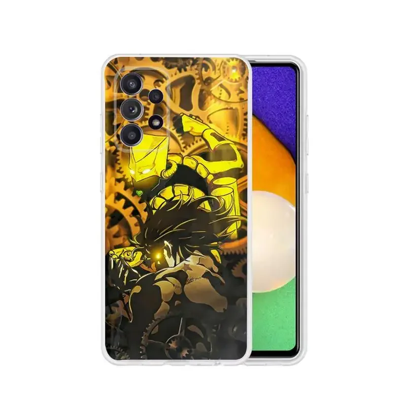 Dio The World J-JOJO  Phone Case For Samsung Galaxy S 23 22 21 20 10 9 8 7 6 Plus Ultra 5G Edge lite Transparent Soft Cover