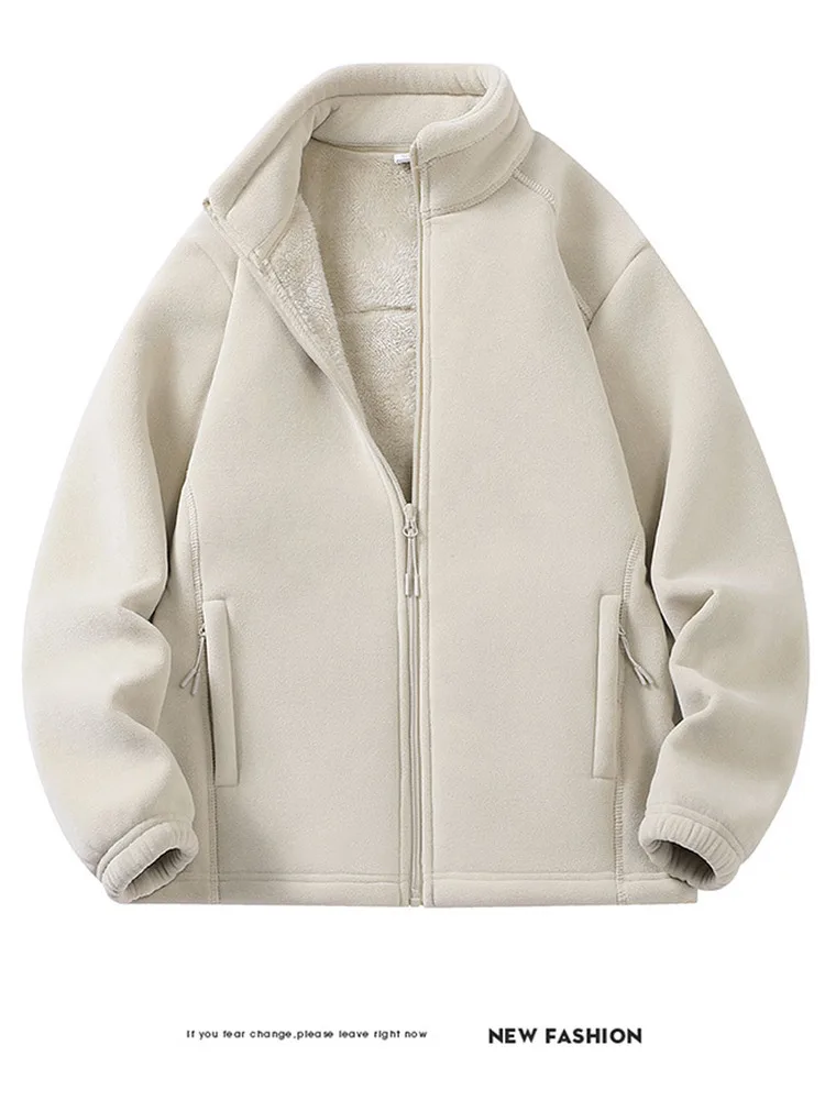 

ex Coral Fce Jaet 2025 New Sle Leisure Outdoor Sports Warm Top Polyester Fiber High Collar Zipper Closure Color