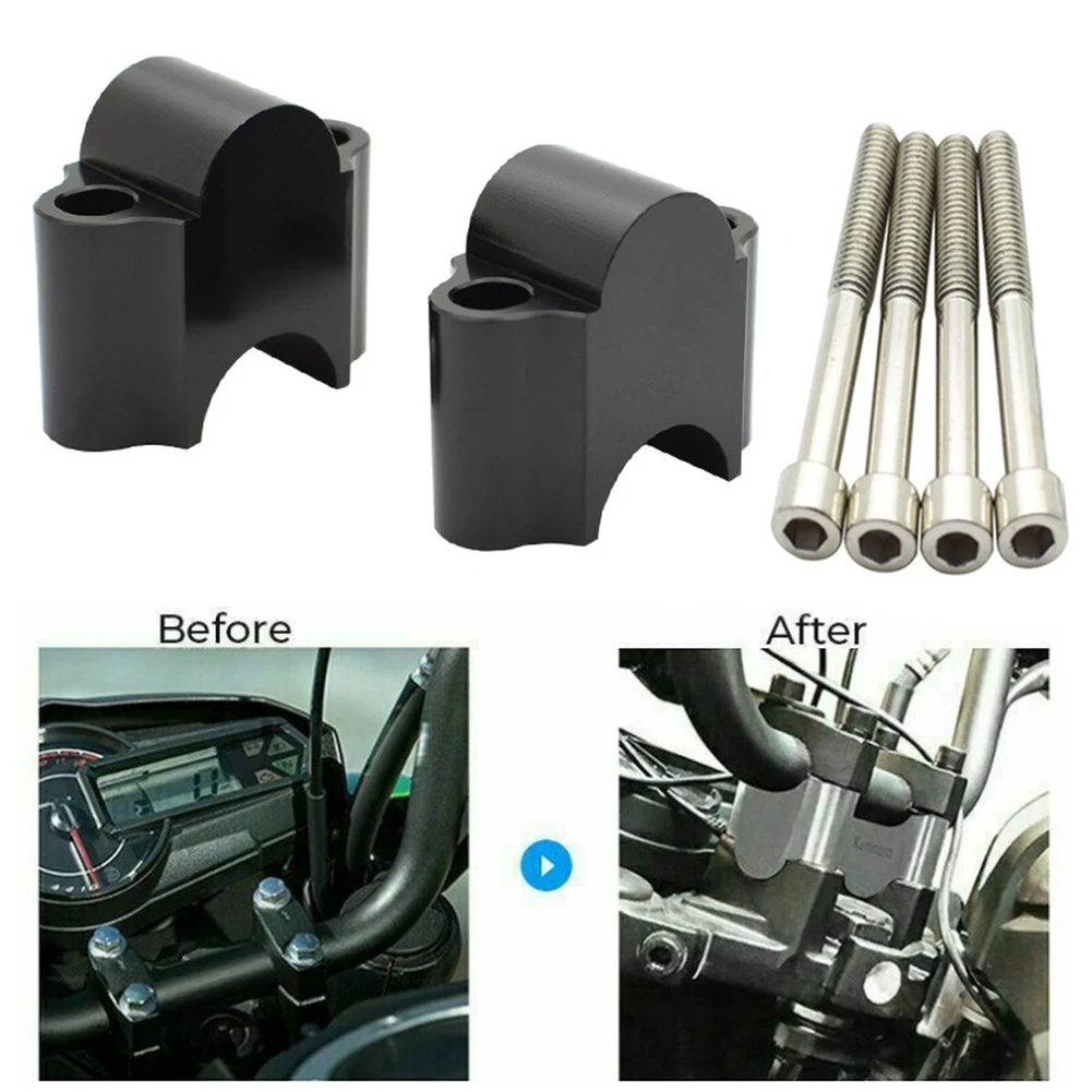 Universal Handlebar Riser Bar Mount Handle Clamp 22Mm 7/8