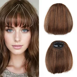 Synthetic Air Bangs Clip In Bangs Fringe Hair extension Women Clip In Hair clip Extension On Hair Accessories Fake Hair