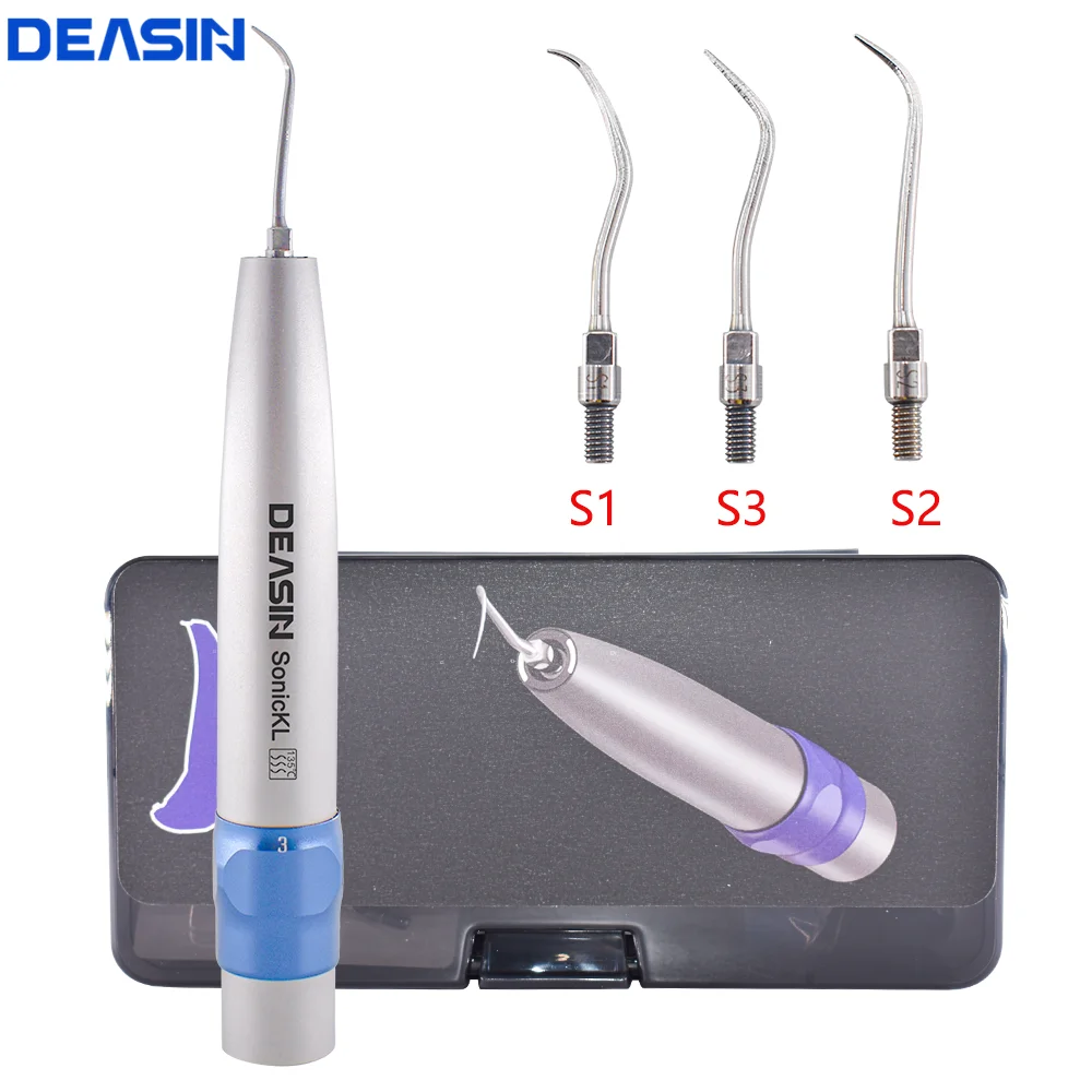 Dental Sonic Air Scaler Handpiece Led for Kavo 6 Holes Connector With 3 Perio Scaling Tip dentist Kit Teeth Cleaner Dentist tool