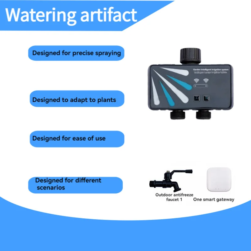 60 Meter Main Water Pipe APP Remote Control Garden Automatic Waterer WiFi Timed Watering Equipment Smart Sprinkler Timer