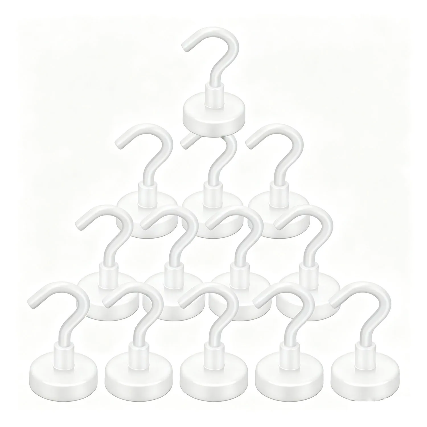 Neodymium magnetic hooks18 pounds white cruise ships. for rooms refrigerators suspensions, whiteboards, and cruise ships