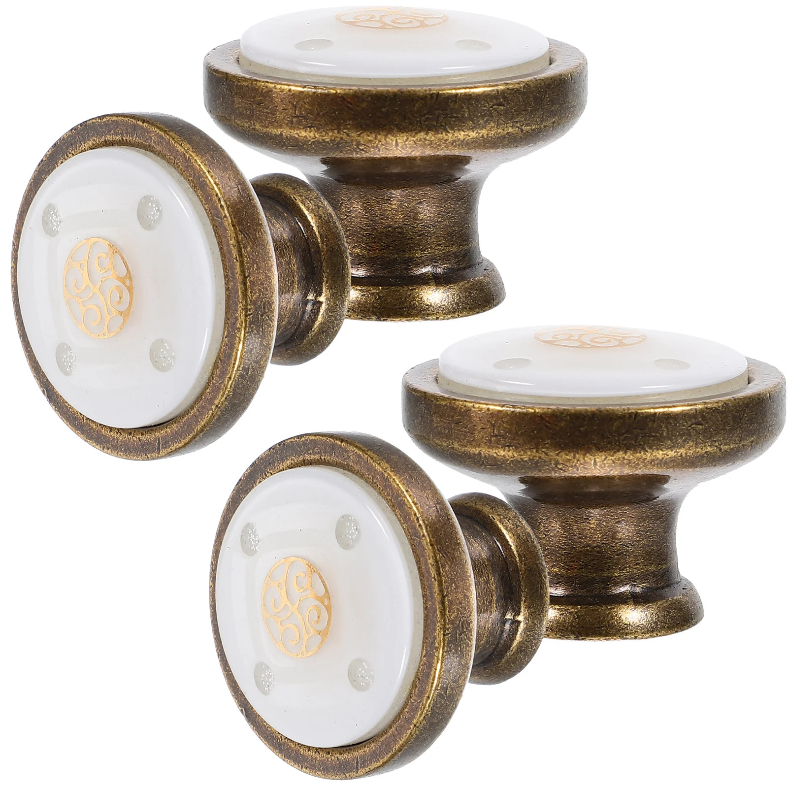 

4Pcs Round Single Hole Drawer Knobs Strong Cabinet Handles for Kitchen Wardrobe Furniture Pulls Cabinet Knobs Door Knob