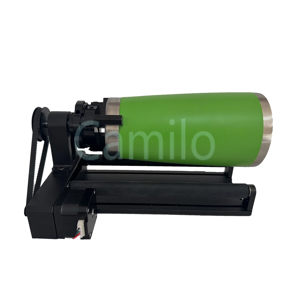 Fiber Laser Engraver Marking Machine Rotary Axis 360° Adjustable Rotation Tool for round Metal - Precision Engraving Tool