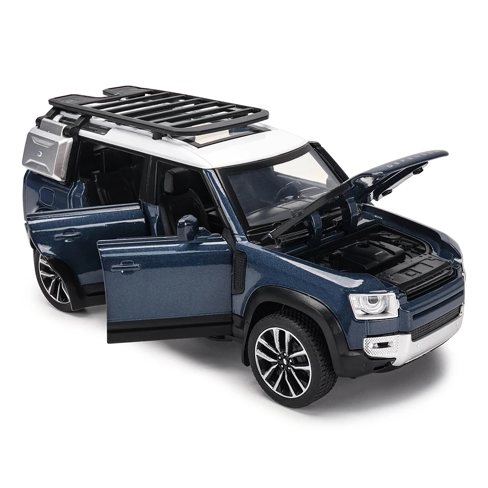 1:32 Land Rover Defender 110 alloy super toy car Die-casting model collection gift toy simulation model genuine authorization