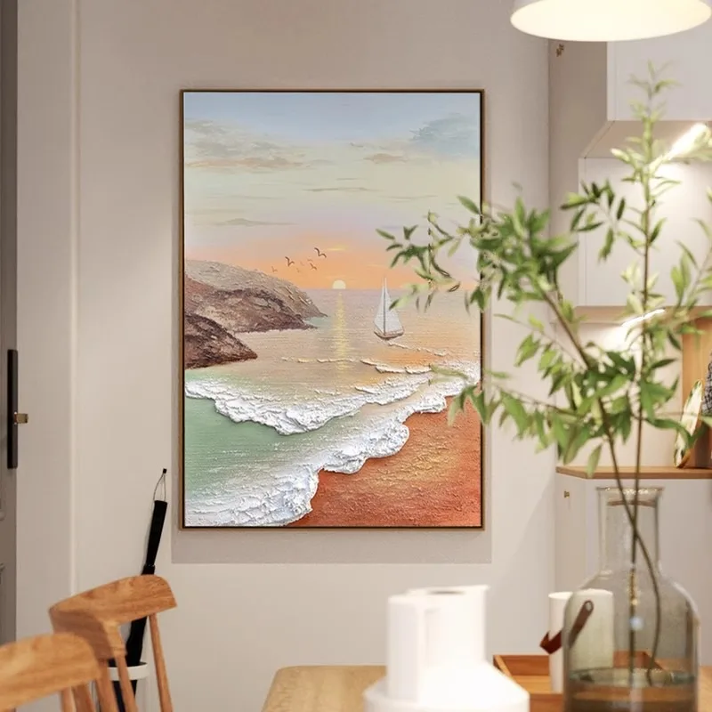 Household living room decoration hanging paintings, cream wind decoration paintings, living room hanging paintings