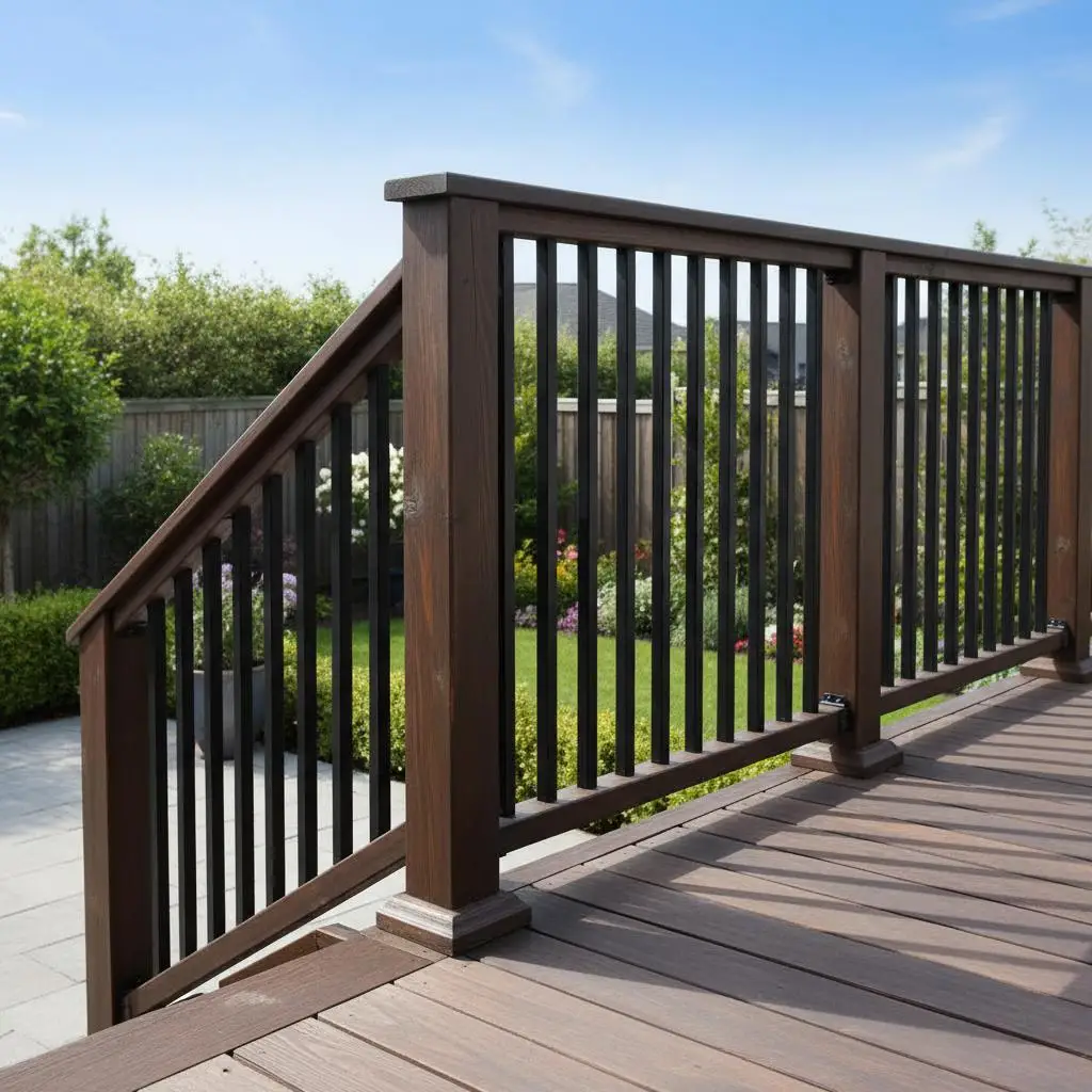 

Aluminum Alloy Railing Spindles 38'' x 1'' For Staircase Deck Porch, 72 Pack Decorative Banister Poles Hollow Metal Rods Scre