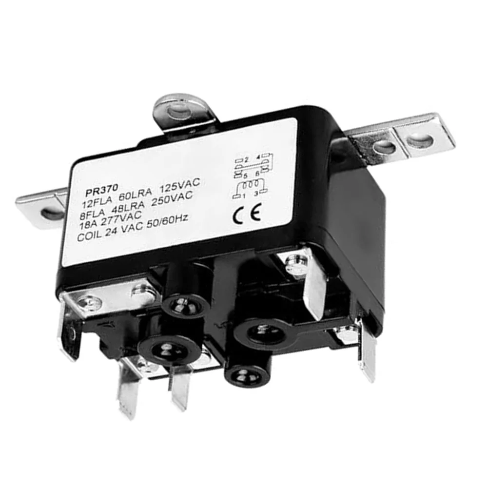 24V AC Fan Relay SPDT 25A Heavy Duty HVAC Cooling Contactor with Sealed Enclosure and Versatile Control for Fan Management