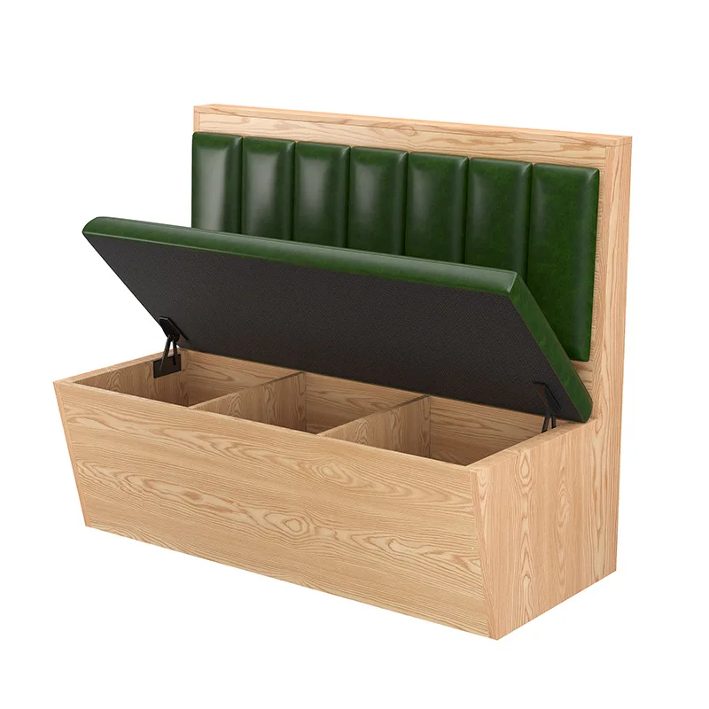 

Wholesale Price Luxury Modern Banquette Seating Set Customized Restaurant Furniture Drawers for Hotels Dining Outdoor Use Wood